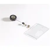 Durable kaarthouder mono met afrolmechanisme 87 x 54 mm (10 stuks)