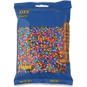 Hama strijkkralenmix gestreept (201-92), 3000st.