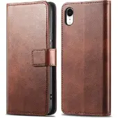 IMoshion Luxe Bookcase voor de Apple iPhone Xr - Donkerbruin
