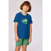 Woody Jongens-Heren pyjama hoogblauw - maat 104/4J