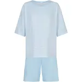 Mey Korte pyjama Serie Simple Stripes Alice Blue | Maat 44