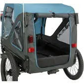 Trixie fietskar tot 23 kg blauw/grijs - s 70x88/131x88 cm