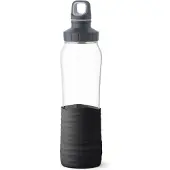 EMSA Drink2Go drinkfles - glas - 0.7 L - zwart