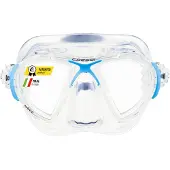 Cressi Nano Crystal Diving Mask Transparant,Blauw