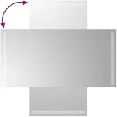 vidaXL Badkamerspiegel LED 40x80 cm
