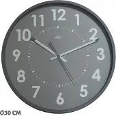 Cep wandklok, quartz, diameter 30 cm, grijs