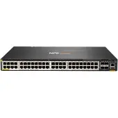 HP Aruba Networking CX 6300M 48-port Smart Rate 1/2.5/5GbE Class 6 PoE and 4-port SFP56 Switch Managed L3 Power over Ethernet (PoE) 1U Grijs