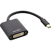 InLine Mini DisplayPort naar DVI adapter Aluminium, zwart, 0,15 m