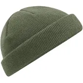 Beechfield Fisherman Mini Gerecycleerde Beanie (Olijfgroen)