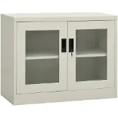 vidaXL Kantoorkast 90x40x70 cm staal lichtgrijs