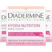 Diadermine Essential Care Hydra Nutrition Dagcreme 3x 50ml - Voordeelverpakking