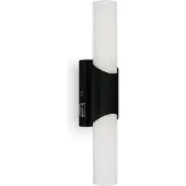Briloner Kalk - LED Spiegellamp - spiegelverlichting badkamer - met geïntegreerde schakelaar - neutral wit licht 4.000K - 6.5W - 700 Lm - zwart - 32cm