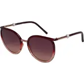 Carolina Herrera Dames Ronde Zonnebril met Metalen Brug HER0077/S