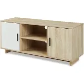 En.casa Tv-meubel Kenta 120x39x52 cm sonoma eiken en wit []