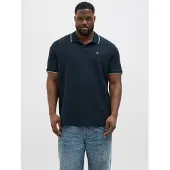 Jack & Jones Plus Size Logo Polo Shirt
