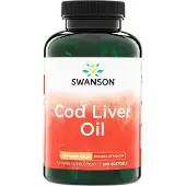 Swanson Health Levertraan Dubbele Sterkte (250 Softgels) - omega-3