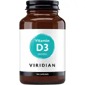 Viridian Vitamine D3 2000 IE (150 Capsules)