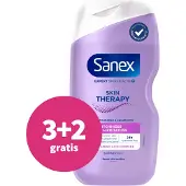 Sanex 3+2 Gratis: Douchegel Skin Therapy Anti Irritation 450 Ml