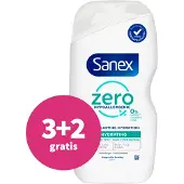Sanex 3+2 Gratis: Douchegel Zero% Hydrating 400 Ml