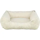 Trixie vital hondenmand jonna hoekig ribfluweel creme 80x60 cm
