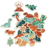 Janod Magnetische Bouwset Magneten Dino 24 Stuks - Bouwspeelgoed