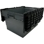 Vogue Kunststof Transportopbergkrat met Vast Deksel 600x400x320mm - DX995