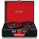 Lenco TT-110 Suitcase Turntable with BT and Built-In Speakers Black