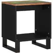vidaXL Salontafel 40x31x46 cm massief gerecycled hout en bewerkt hout