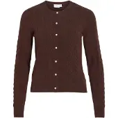 Vila Gebreid vest 'VIKerry' bruin