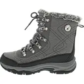 SKECHERS Snowboots 'Cold Blues' grijs / zwart