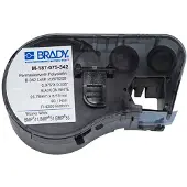 Brady M-187-075-342 tape krimpkous | zwart op wit | 19,05mm x 8,50mm