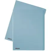 Esselte inlegmap van dossierkarton met 10 mm overslag A4 blauw (100 stuks)