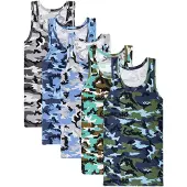 LOREZA Onderhemd 'Jungen Unterhemden Camouflage' gemengde kleuren