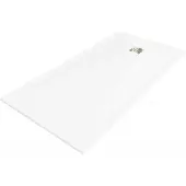 Mexen Stone+ rechthoekige composietdouchebak 200 x 90 , wit, gouden afdekplaat - 44109020-G