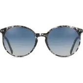Rodenstock Zonnebril - - RR333 - Dames - Ronde kunststof montuur - Zwart 56 mm