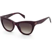 Blumarine Zonnebril - - SBM904 - Bordeaux parelmoer/rood - Acetaat - Vlinder Vorm