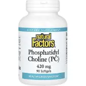 Natural Factors – Fosfatidylcholine 420 mg (90 Softgels)