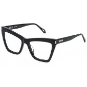 Just cavalli VJC138 53/17/140 Zwarte Glanzende Acetaat Bril Vrouw VJC138