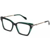 Just cavalli VJC123 53/17/140 Blauw/groen transparant glanzend Acetaat VROUW VJC123