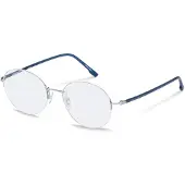 Rodenstock Bril - - R7145 (53/19/145) - Metaal - Zilver / donkerblauw - Unisex