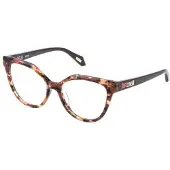 Just cavalli VJC130 53/16/140 Donkerbruin met oranje stippen Acetaat VROUW VJC130