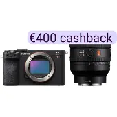 Sony A7C R systeemcamera Zwart + 50mm f/1.4 GM
