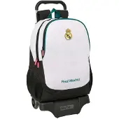 Safta Real Madrid 26/27 22.5l Wheeled Backpack Wit Kinderen