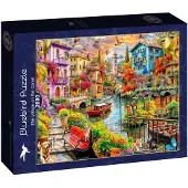 Blue Bird The Village on the Canal Puzzel 2000 stukjes