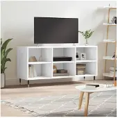vidaXL Tv-meubel 103,5x30x50 cm bewerkt hout wit