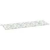 vidaXL Tuinbankkussen 150x50x3 cm oxford stof bladpatroon