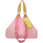 Fritzi aus Preußen Shopper 'Izzy' karamel / geel / rosa / lichtroze