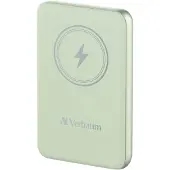 Verbatim Charge n Go Magnetic Wireless Powerbank 10000 mAh Fast Charge, Quick Charge 3.0, USB PD 3.0, Adaptive Fast Charge LiPo USB-C Groen