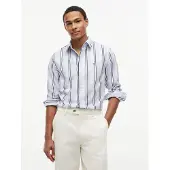 Tommy Hilfiger Overhemd 'Regular Fit Multicolour Stripe' navy / lichtblauw / rosa / wit