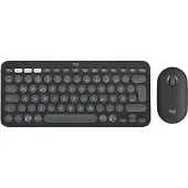 Logitech 920-012203 Wireless Keyboard+Mouse Pebble 2 Combo graphite